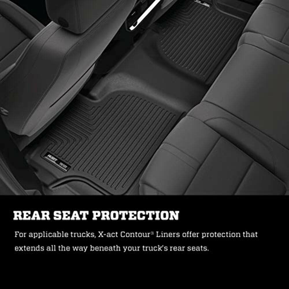 Husky Liners 52341 Husky Liners X-act Contour Floor Mats – Fits 2016 - 2018 Hyundai Tucson – Front Row, 2-pc Black - 52341