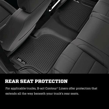 Husky Liners 52341 Husky Liners X-act Contour Floor Mats – Fits 2016 - 2018 Hyundai Tucson – Front Row, 2-pc Black - 52341