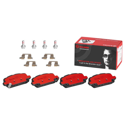 Brembo P28090N Premium Ceramic Rear Disc Brake Pad Set HONDA
