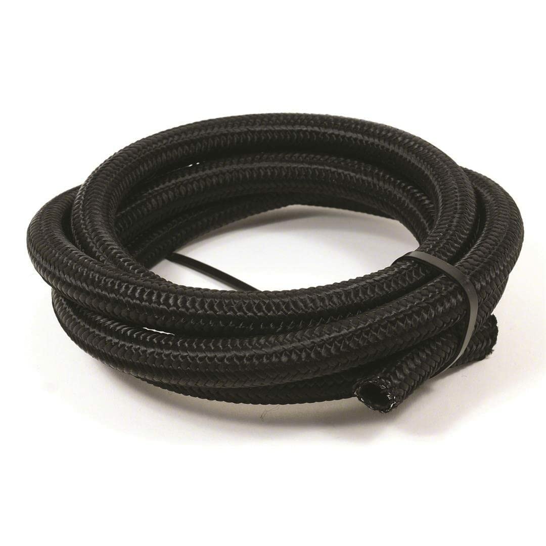 SPEEDFX 5351006 Speedfx 5351006 BLK NYLON SS BRD HOSE -10AN X 6'
