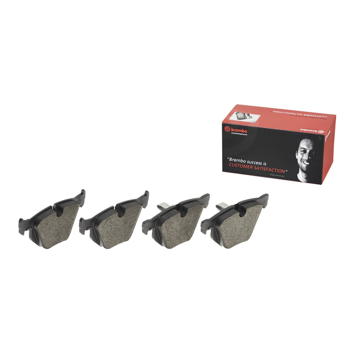 BREMBO P06033 Brembo P06033 Low-Met Rear Disc Brake Pad Set BMW/BMW (BRILLIANCE) OE# 34216763043