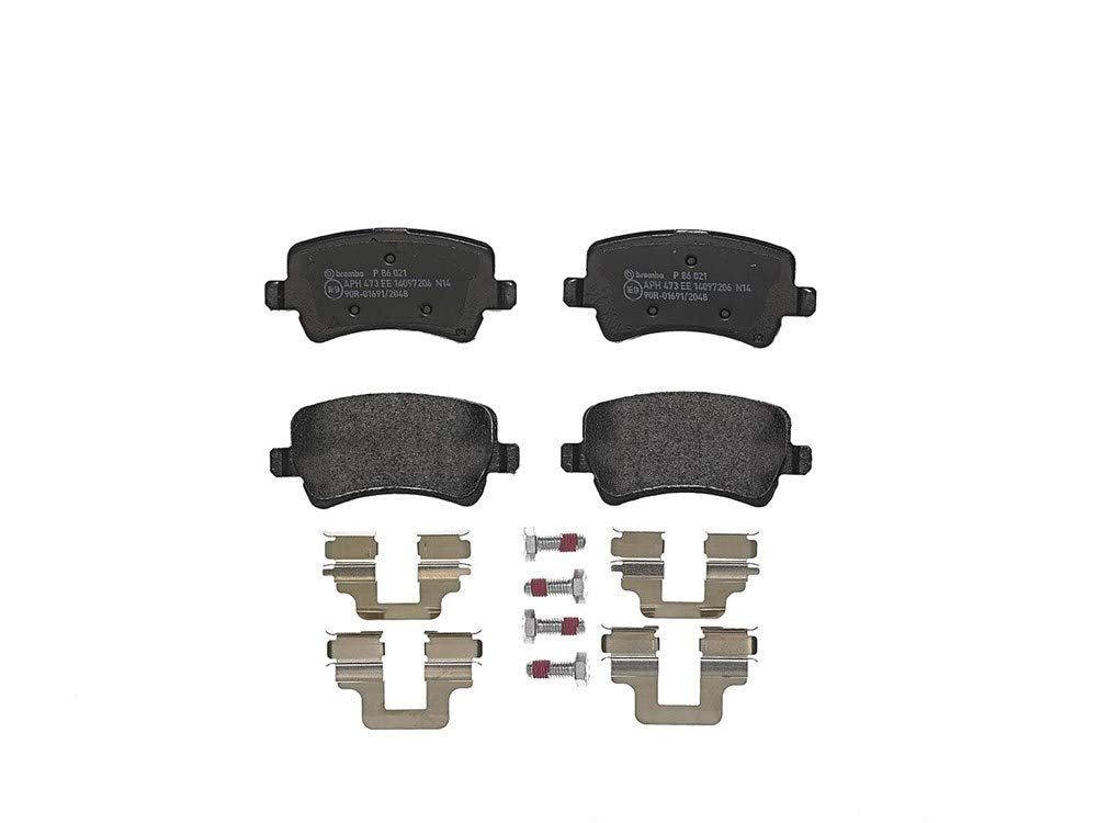 BREMBO P86021 Brembo P86021 Low-Met Rear Disc Brake Pad Set LAND ROVER/VOLVO OE# LR043714