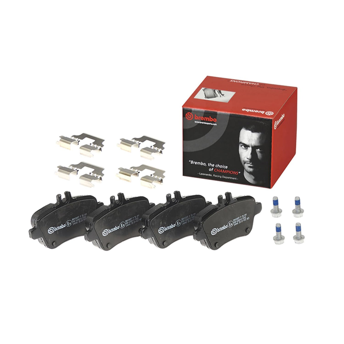 BREMBO P50091 Brembo P50091 Low-Met Rear Disc Brake Pad Set MERCEDES-BENZ OE# A0074209420