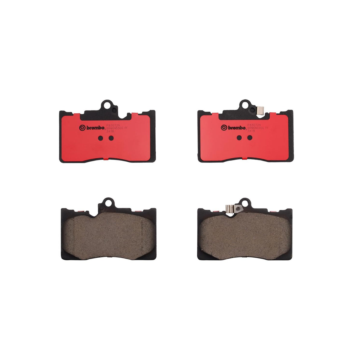 BREMBO P83072N Brembo P83072N Premium Ceramic Front Disc Brake Pad Set LEXUS/TOYOTA/TOYOTA (FAW) OE# 0446530500
