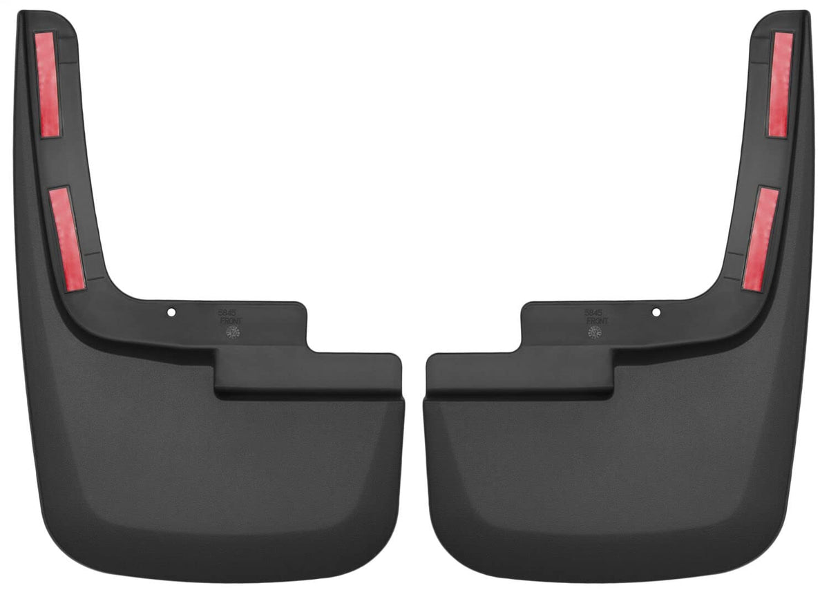 Husky Liners 58451 Husky Liners - Front Mud Guards – 2015-2020 Ford F-150 w/OEM Fender Flares, Front Set - Black, 2 Pc – 58451