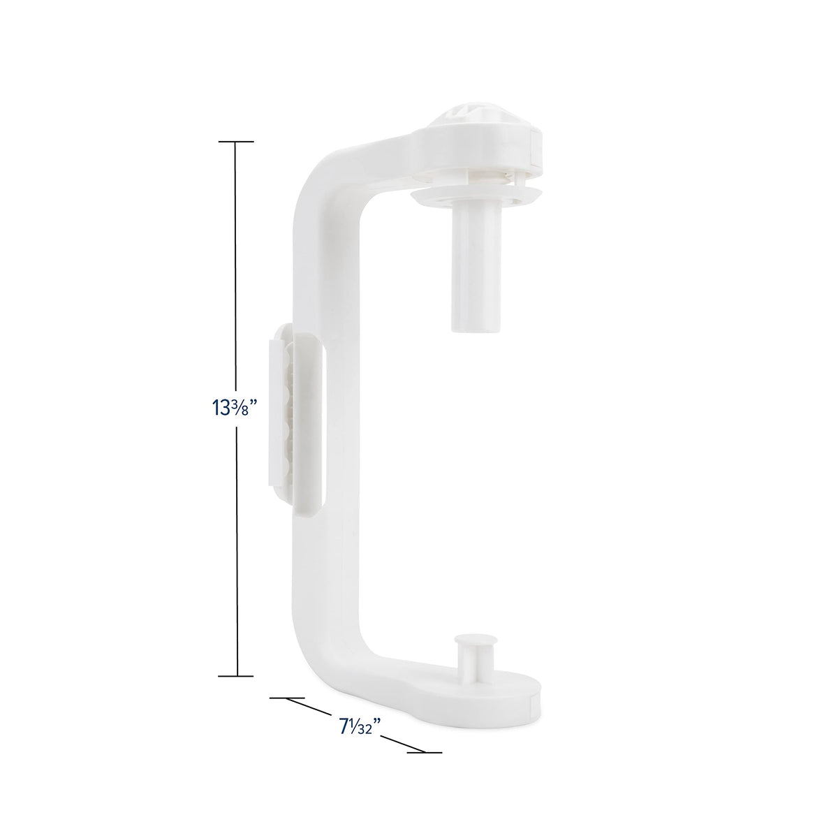 CAMCO 57114 Camco Paper Towel Holder | Ideal for Compact Areas | Features Mountable Design and Adjustable Side Knob | White (57114)