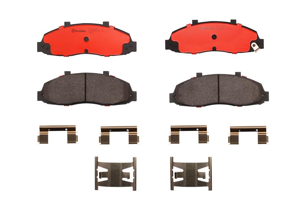 BREMBO P24102N Brembo P24102N Premium Ceramic Front Disc Brake Pad Set FORD USA/LINCOLN OE# F65Z2001AA