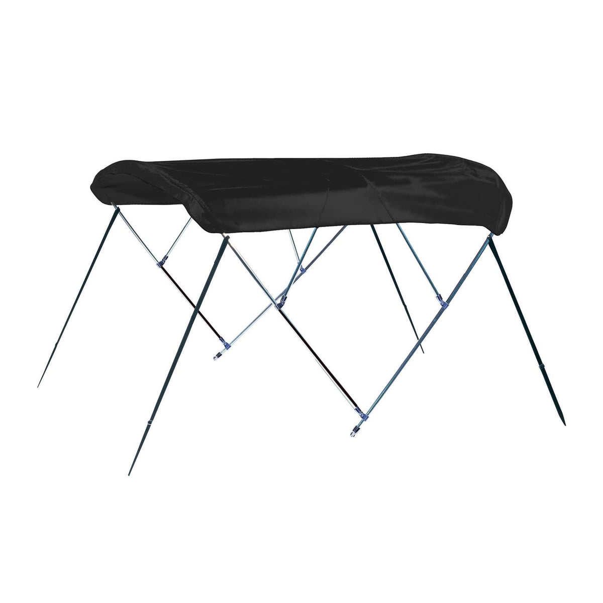 Carver A5487UB-02 6'L 3-Bow Round Tube Bimini Top Kit