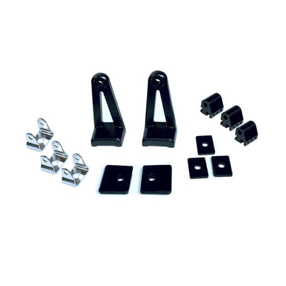 TRAILFX HRDWRKT11 TrailFX Light Bar Mounting Kit for TRAILFX 22SRSAUX 32SRSAUX Replacement Hardware Die-Cast Aluminum Brackets 304SS Hardware Side or Bottom Mount TrailFX HRDWRKT11