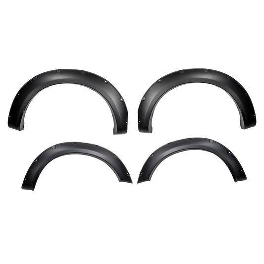 TRAILFX TFF3008S TrailFX Pocket Fender Flares Fits 2023-2025 Ford F-250 Super Duty Black Plastic Fenders 2" Tire Coverage Front and Rear 7" and 7.75" Flare Height Set of 4 with Rivets and Hardware TrailFX TFF3008S