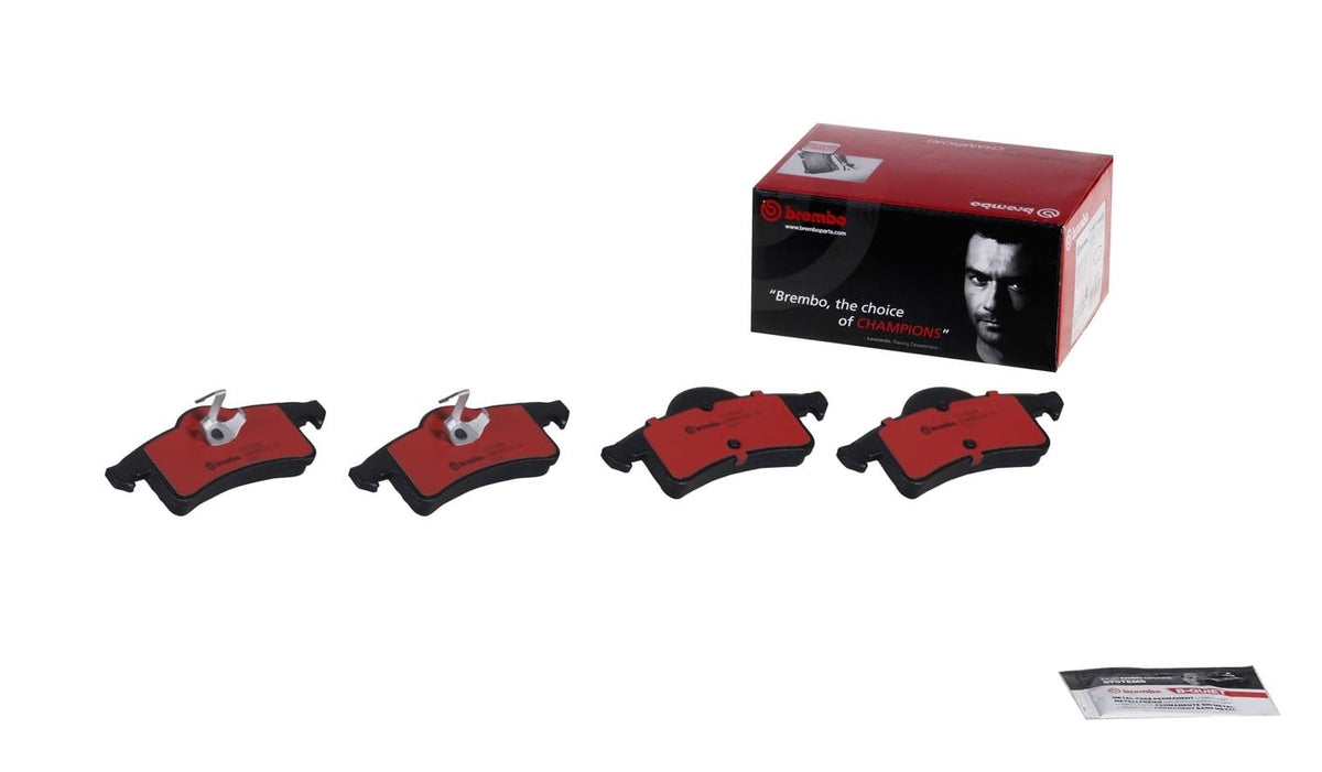 BREMBO P37006N Brembo P37006N Premium Ceramic Rear Disc Brake Pad Set JEEP/JEEP (BJC) OE# 05011970AA