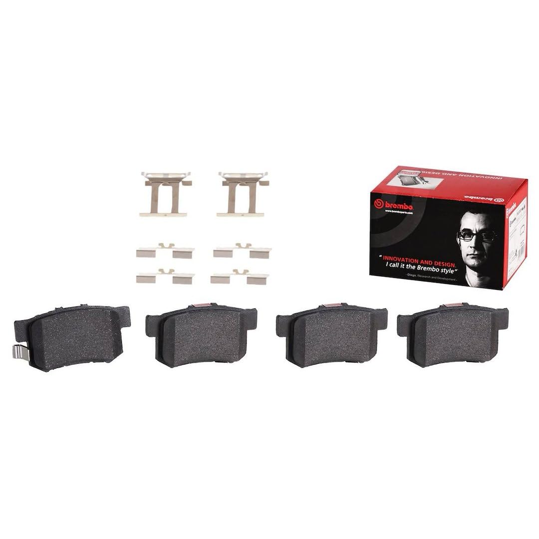 BREMBO P28039N Brembo P28039N Premium Ceramic Rear Disc Brake Pad Set ACURA/HONDA/HONDA (GAC) OE# 43022SJFE00