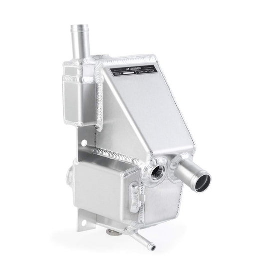 MISHIMOTO MMRT-F2D-11SN Mishimoto MMRT-F2D-11SN Aluminum Secondary Degas Tank, Compatible With 2011+ Ford 6.7L Powerstroke, Natural