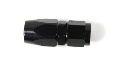 SPEEDFX 510800BK Hose Ends Full Swivel; -8AN; Straight; Anodized; Black; Aluminum; Single