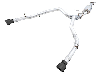 AWE Tuning 3015-33006 AWE Tuning 19-21 RAM 1500 5.7L (w/Cutouts) 0FG Dual Rear Exit Cat-Back Exhaust - Diamond Black Tips - 3015-33006