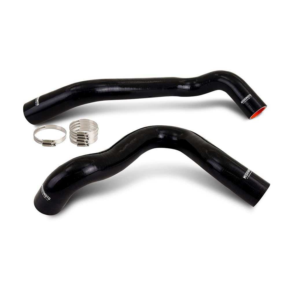 MISHIMOTO MMHOSE-F2D-99RRBK Mishimoto MMHOSE-F2D-99RRBK Coolant Hose Reroute Kit, Compatible with Ford Powerstroke 7.3L, 1999-2001