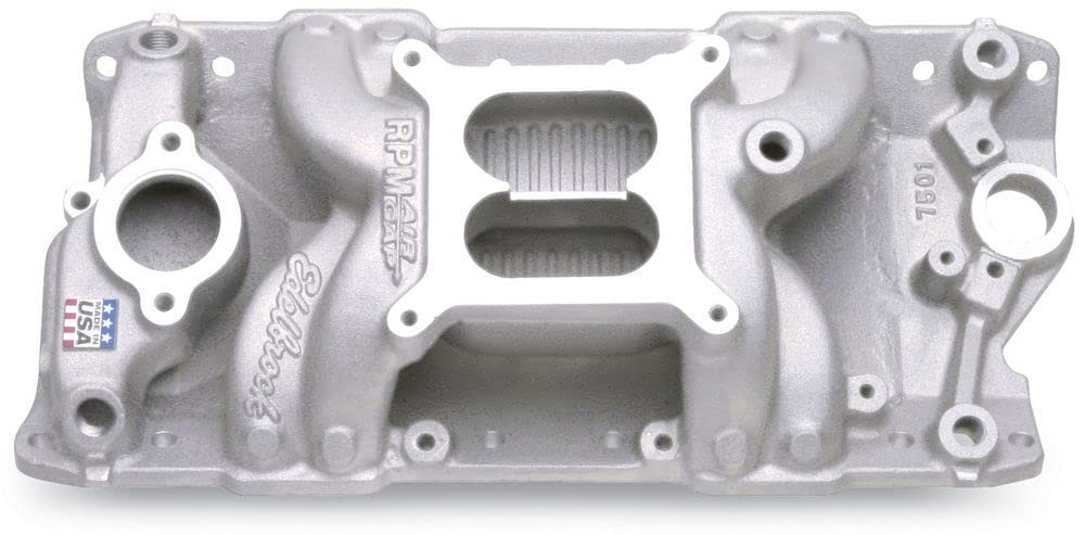 EDELBROCK 7501 Edelbrock 7501 Performer RPM Air-Gap Intake Manifold
