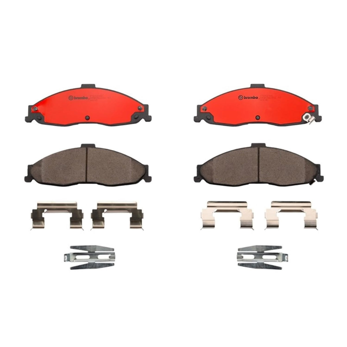 BREMBO P10024N Brembo P10024N Premium Ceramic Front Disc Brake Pad Set CHEVROLET OE# 12519999