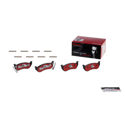 BREMBO P37009N Brembo P37009N Premium Ceramic Rear Disc Brake Pad Set JEEP OE# K05179242AA