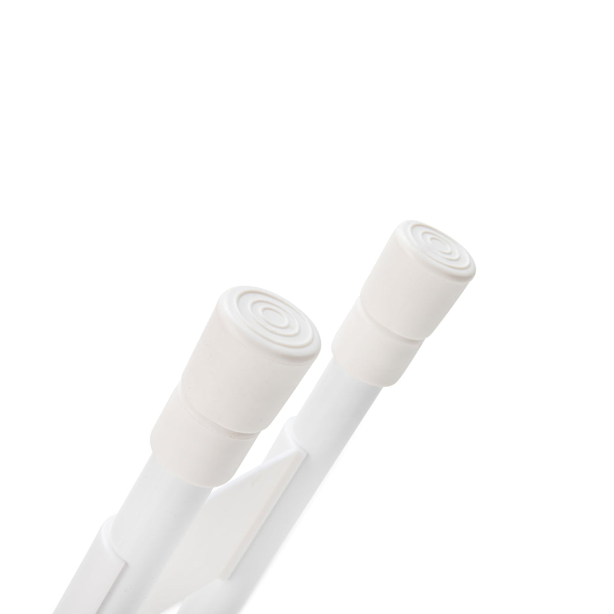 CAMCO 44074 Camco 34" Double RV Refrigerator Bar -Holds Food and Drinks in Place During Travel - Prevents Messy Spills - Spring Loaded and Extends Between 19" and 34" - White (44074)
