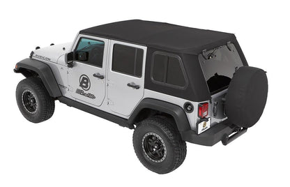 BESTOP 54864-17 Bestop - 54864-17 - TREKTOP PRO JK2 DK/HW BLK TWILL BO
