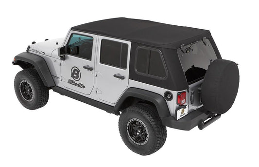 BESTOP 54864-17 Bestop - 54864-17 - TREKTOP PRO JK2 DK/HW BLK TWILL BO