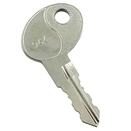 AP PRODUCTS 013-689964 AP Products 013-689964 Bauer RV 900-Series Double-Cut Replacement Key -#964,Single Key