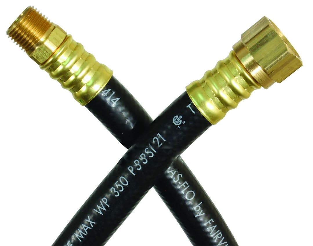 JR PRODUCTS 07-31475 JR Products 07-31475 3/8" OEM LP Supply Hose (60" Long)