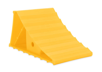 CAMCO 44432 Camco 44432 Wheel Chock Without Rope, Helps Keep Your Trailer or RV in Place (Pack of 1), Yellow