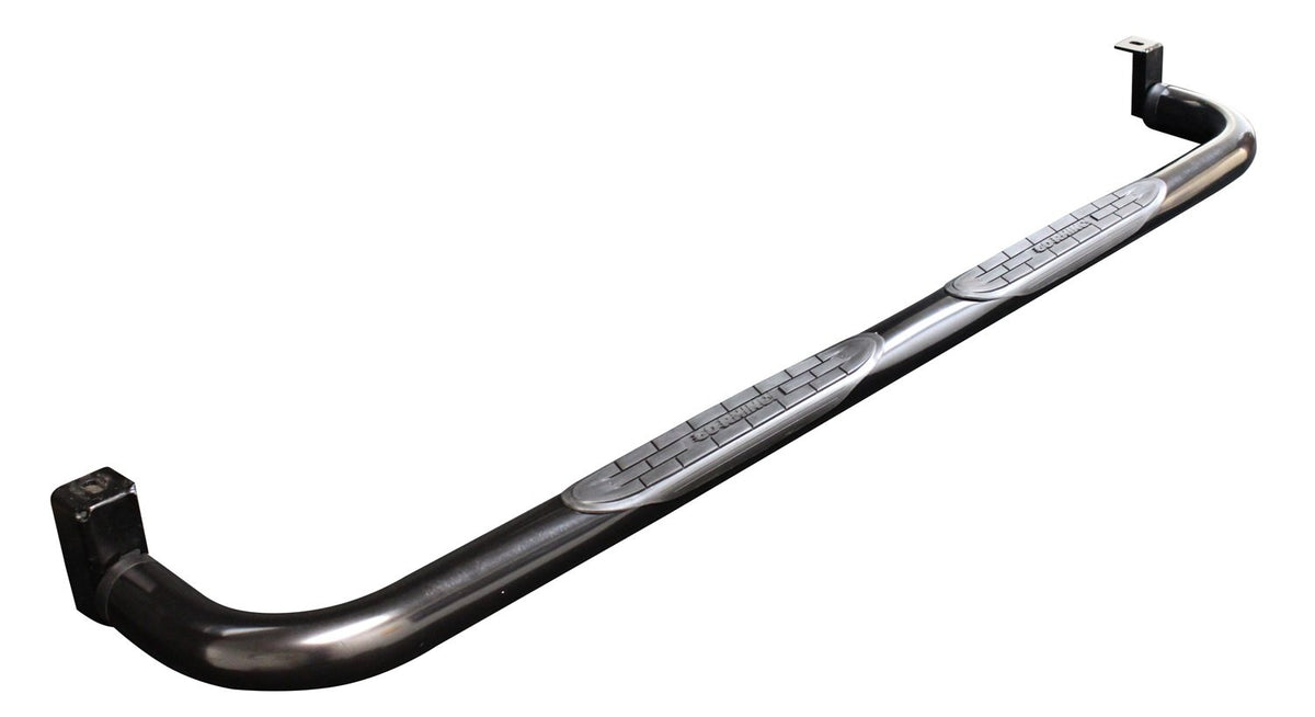 GO RHINO 4148B Go Rhino 4000 Series SideSteps - Cab Length – Mild Steel, Black – 4148B – Fits 1980-1998 Ford F Series Crew Cab Pickup