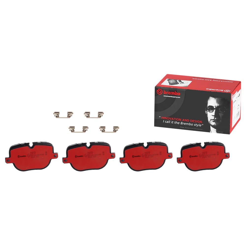 BREMBO P44025N Brembo P44025N Premium Ceramic Rear Disc Brake Pad Set LAND ROVER OE# LR025739