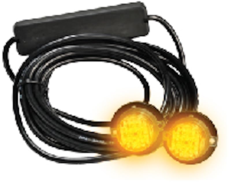 HELLA H22901001 Hella 358111941 CONCEALED L/HEAD LED GEN2 KIT AMBER