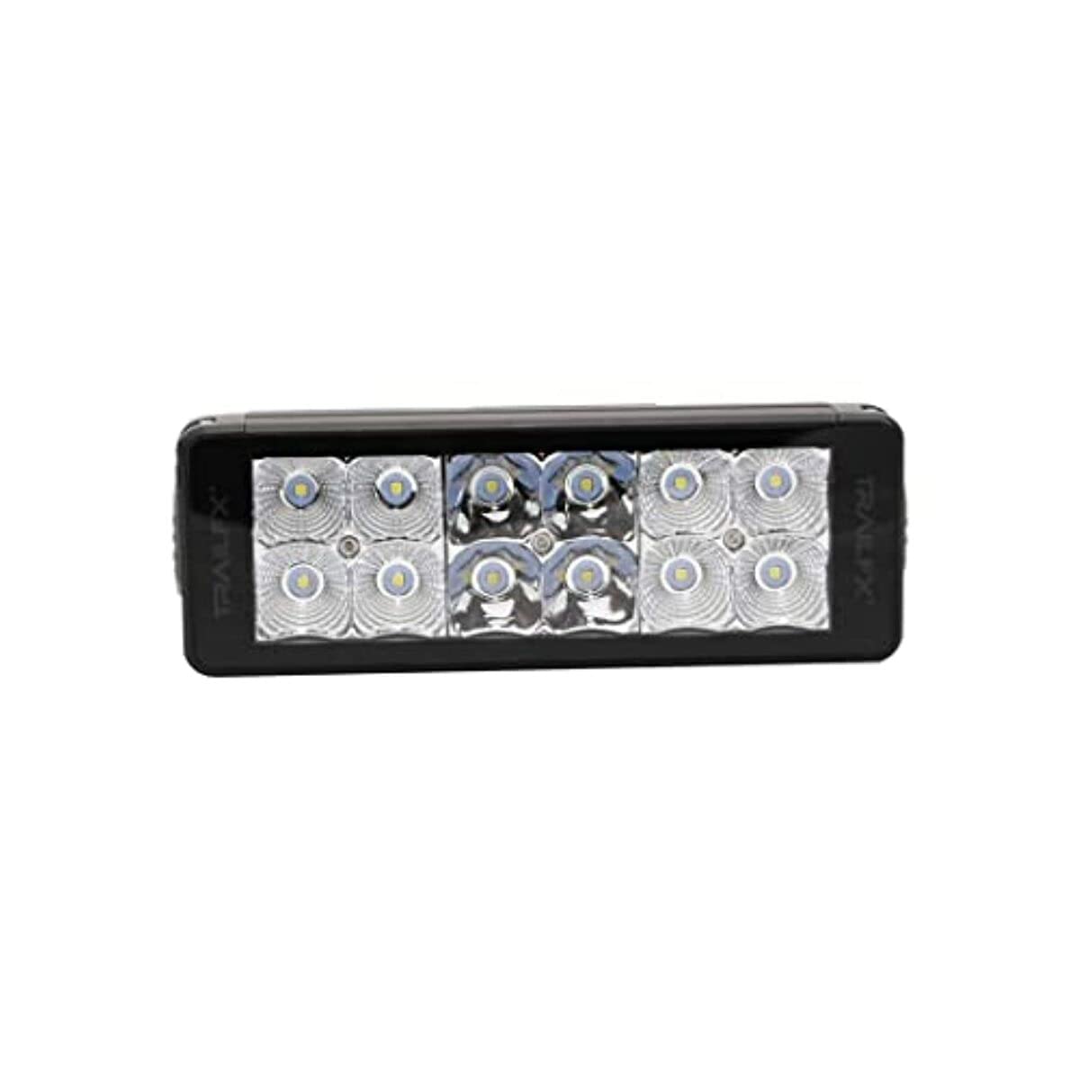 TRAILFX 6DRSCM Trailfx 6 Inch LED Light Bar Combo Spot and Flood Beam 12 OSRAM LEDs 1885 Effective Lumens Black Aluminum Housing Polycarbonate Lens Wiring Harness and Side Bottom Mount Brackets Included
