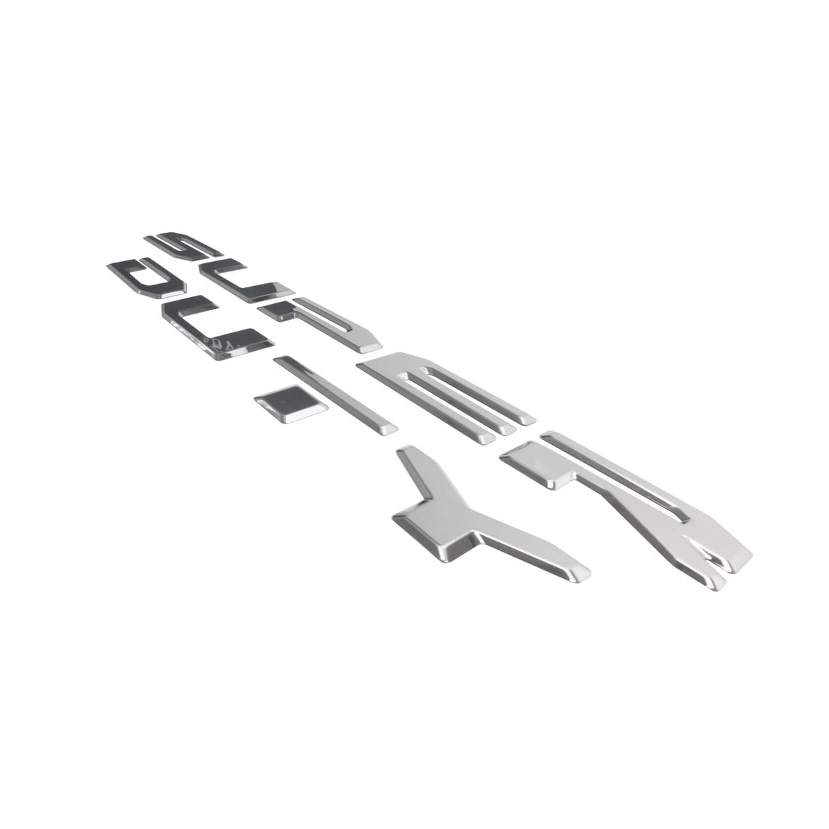 Putco 55553FD Putco 55553FD Ford Super Duty Hood Lettering Emblems Stamped Stainless Steel
