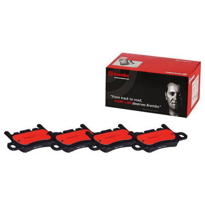 BREMBO P65037N Brembo P65037N Premium Ceramic Rear Disc Brake Pad Set PORSCHE OE# 99135294881