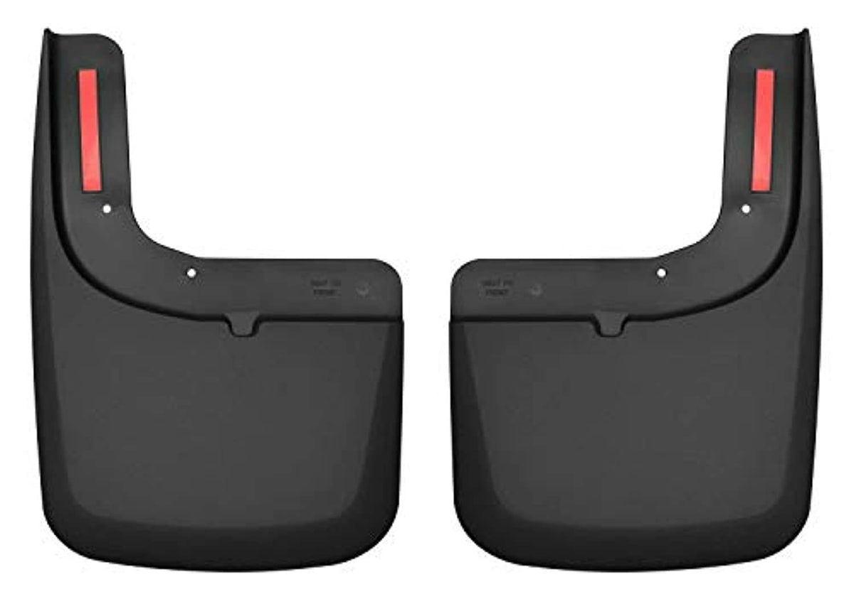 Husky Liners 58471 Husky Liners - Front Mud Guards – 2017-2022 Ford F-250/F-350 Super Duty w/OEM Fender Flares, Front Set - Black, 2 Pc – 58471