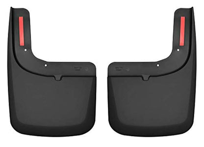 Husky Liners 58471 Husky Liners - Front Mud Guards – 2017-2022 Ford F-250/F-350 Super Duty w/OEM Fender Flares, Front Set - Black, 2 Pc – 58471