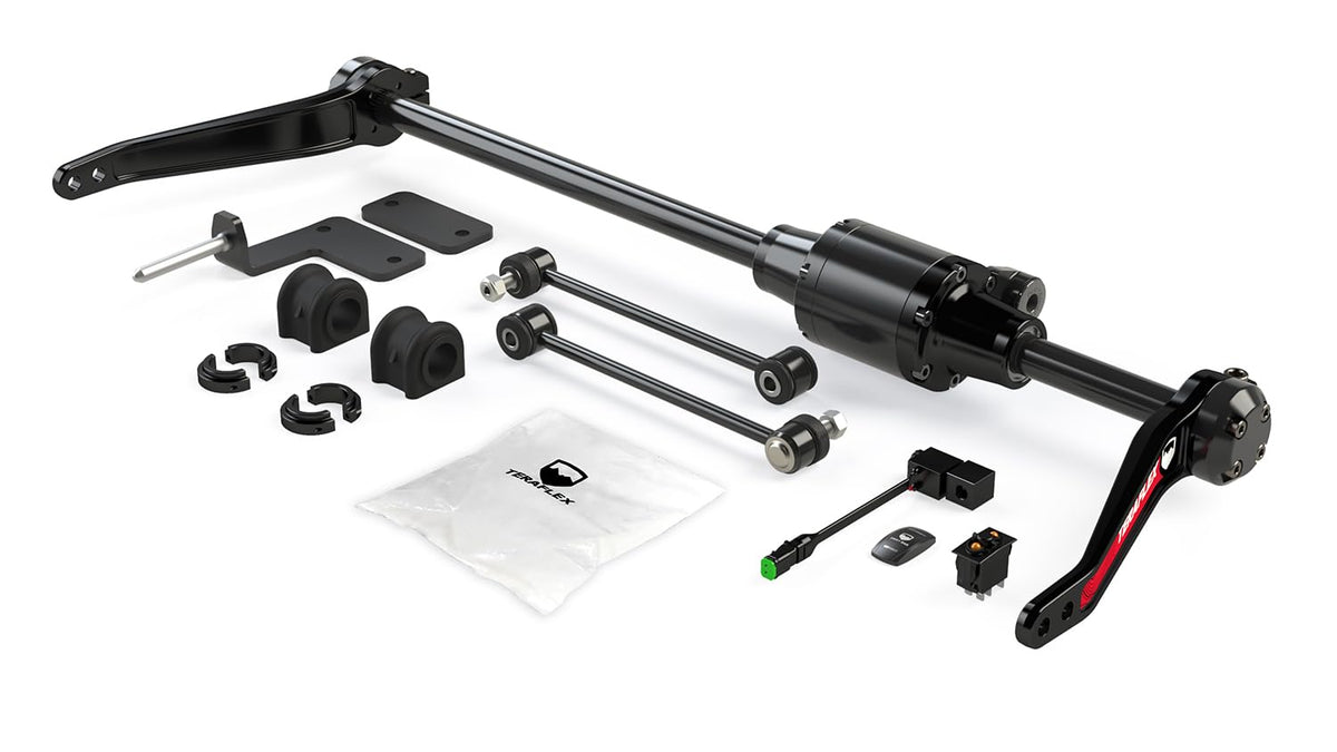 TERAFLEX 1780003 TeraFlex JK ST Dual Rate Pneumatic Front Sway Bar - (Coilover)