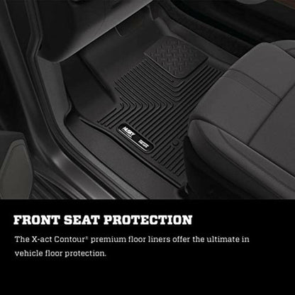 Husky Liners 52341 Husky Liners X-act Contour Floor Mats – Fits 2016 - 2018 Hyundai Tucson – Front Row, 2-pc Black - 52341