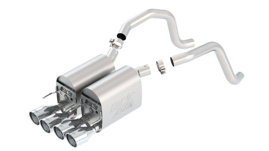BORLA 11816 BORLA 11816 Axle-Back System for 2005-2008 Chevrolet Corvette (C6) 6.0L/ 6.2L V8 AT/MT 2 Dr Coupe/Convertible. Will Fit Vehicles With And Without NPP. BORLA System Does NOT Contain NPP Valves.