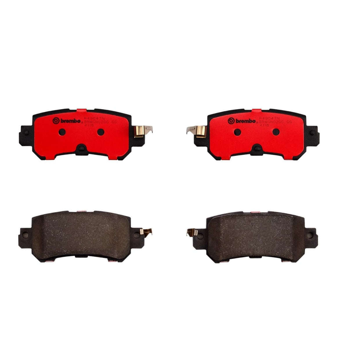 BREMBO P49047N Brembo P49047N Premium Ceramic Rear Disc Brake Pad Set MAZDA OE# K0Y12648ZC