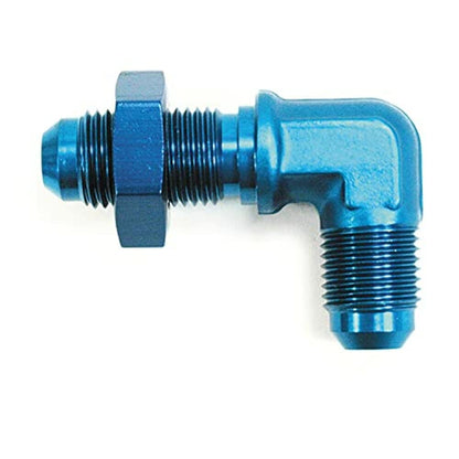 SPEEDFX 560433BK Speedfx 560433BK -4AN 90 DEGREE BULKHEAD FLARE - BLK