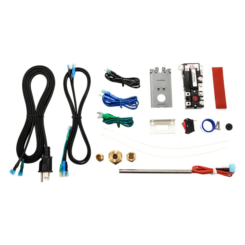 CAMCO 11673 Camco Hot Water Hybrid Heat Kit - Easily Converts Any 6-Gallon RV LP Gas Water Heater to 120V Electricity to Conserve Propane (11673)