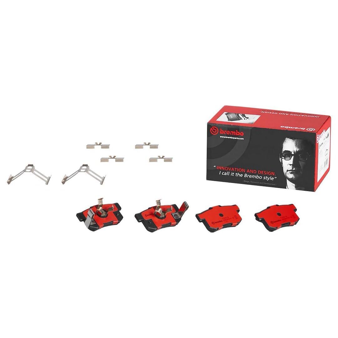 BREMBO P28051N Brembo P28051N Premium Ceramic Rear Disc Brake Pad Set ACURA/HONDA/HONDA (DONGFENG)/HONDA (GAC) OE# 43022T0GA01