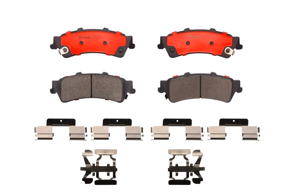 BREMBO P10028N Brembo P10028N Premium Ceramic Rear Disc Brake Pad Set CADILLAC OE# 18048083