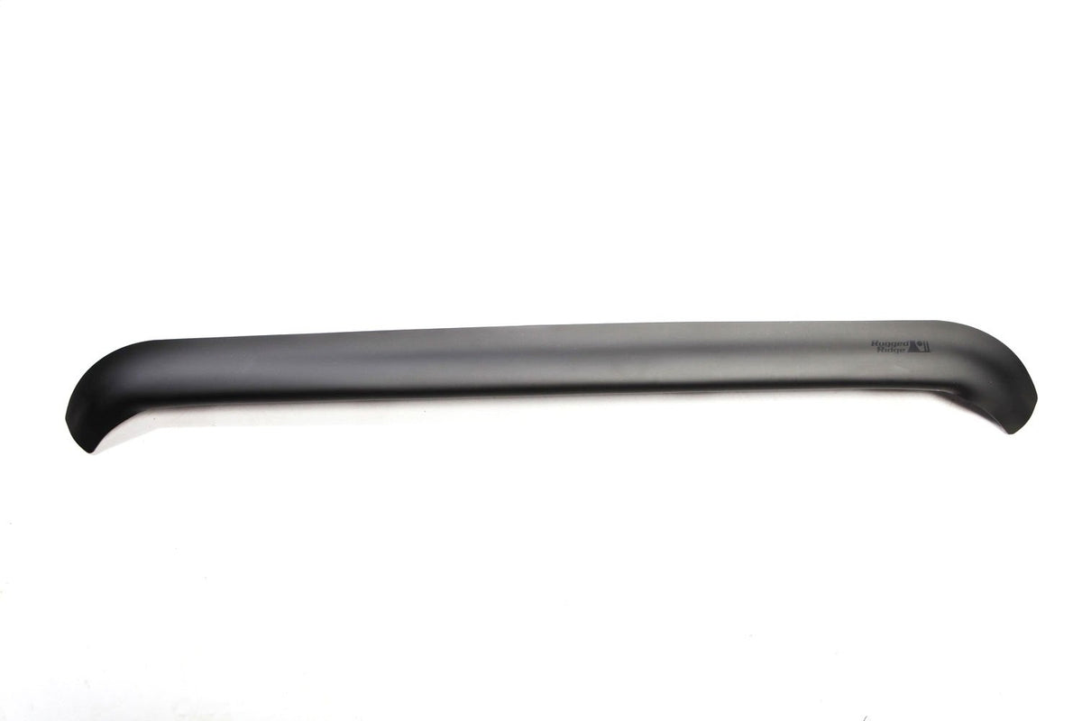 RUGGED RIDGE 11348.02 Rugged Ridge Hood Bug Deflector for Jeep Wrangler - Fits 2007–2018 Jeep Wrangler JK/JKU - Durable Wind & Bug Shield with Easy Installation & Secure Fit - Matte Black