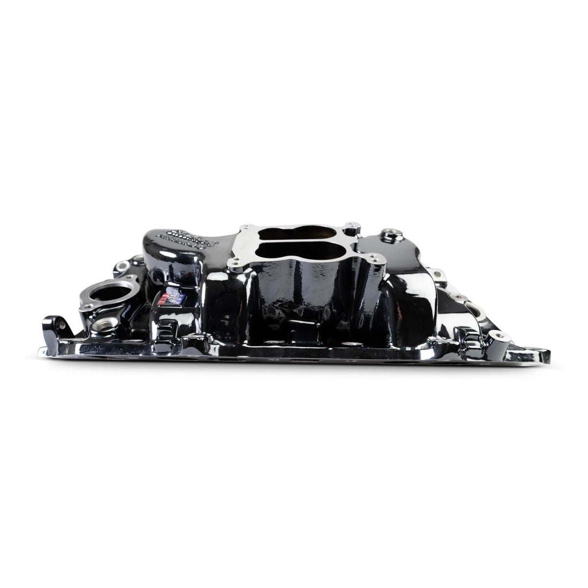 EDELBROCK 2161-BP Edelbrock - INTAKE MANIFOLD, BB CHEVY 396-454 OVAL PORT, PERFORMER, BLACK PLASMA COATED (2161-BP)