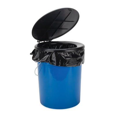 CAMCO 41549 Camco Portable Toilet Bucket with Snap-On Seat and Lid, 5 Gallon, 41549