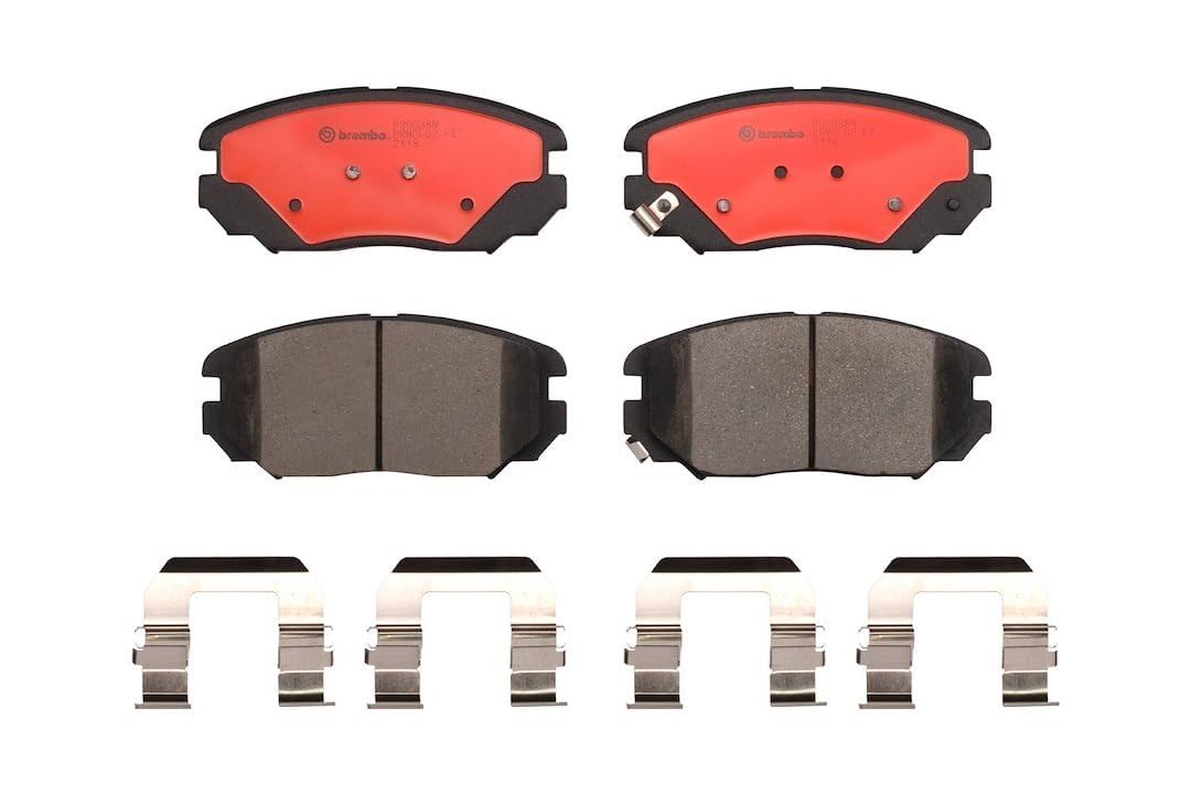 BREMBO P30038N Brembo P30038N Premium Ceramic Front Disc Brake Pad Set HYUNDAI/KIA OE# 581013LA11