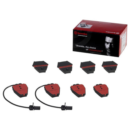BREMBO P85067N Brembo P85067N Premium Ceramic Front Disc Brake Pad Set AUDI/VW OE# 4B0698151S